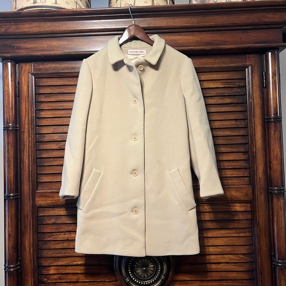 Halston Three Jackets & Blazers - Vintage Halston Three Wool Coat 70’s Collectors Item Excellent‎ Condition Sz med